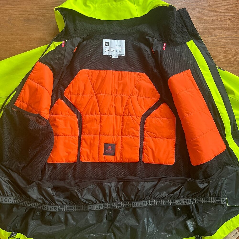 686 InfiDry Green Jacket - Picture 2 of 5